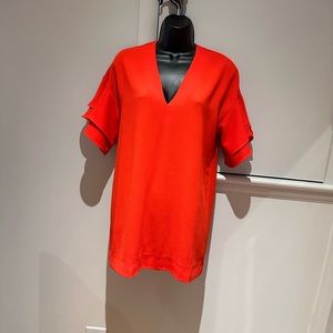 Zara red mini dress sz s